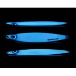 Samurai II Knife Saltwater Jig Lure - White: Blue Glow