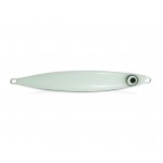 Samurai II Knife Saltwater Jig Lure - White: Blue Glow